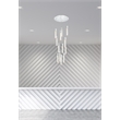Elegant Lighting Aurora 30 Inch Chandelier In Chrome