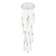 Elegant Lighting Aurora 30 Inch Chandelier In Chrome