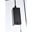 Elegant Lighting Aurora 16 Inch Pendant In Black