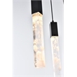 Elegant Lighting Aurora 16 Inch Pendant In Black