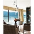 Elegant Lighting Aurora 16 Inch Pendant In Black