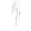 Elegant Lighting Aurora 16 Inch Pendant In Chrome