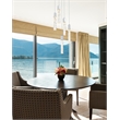 Elegant Lighting Aurora 16 Inch Pendant In Chrome