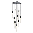 Elegant Lighting Aurora 20 Inch Pendant In Black