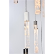 Elegant Lighting Aurora 36 Inch Chandelier In Chrome
