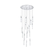 Elegant Lighting Aurora 36 Inch Chandelier In Chrome