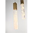 Elegant Lighting Aurora 36 Inch Chandelier In Satin Gold