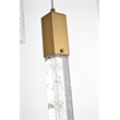 Elegant Lighting Aurora 36 Inch Chandelier In Satin Gold