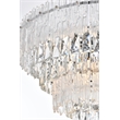 Elegant Lighting Emilia 25 Inch Chandelier In Chrome