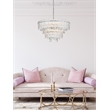 Elegant Lighting Emilia 25 Inch Chandelier In Chrome