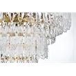 Elegant Lighting Emilia 25 Inch Chandelier In Satin Gold