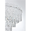 Elegant Lighting Emilia 25 Inch Flush Mount In Chrome
