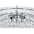 Elegant Lighting Emilia 25 Inch Flush Mount In Chrome