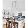 Elegant Lighting Emilia 37 Inch Chandelier In Chrome