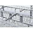 Elegant Lighting Emilia 37 Inch Chandelier In Chrome
