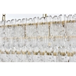 Elegant Lighting Emilia 37 Inch Chandelier In Satin Gold