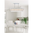 Elegant Lighting Emilia 50 Inch Chandelier In Chrome