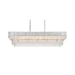 Elegant Lighting Emilia 50 Inch Chandelier In Chrome
