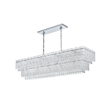 Elegant Lighting Emilia 50 Inch Chandelier In Chrome