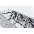 Elegant Lighting Emilia 19 Inch Wall Sconce In Chrome