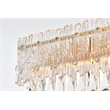 Elegant Lighting Emilia 19 Inch Wall Sconce In Satin Gold