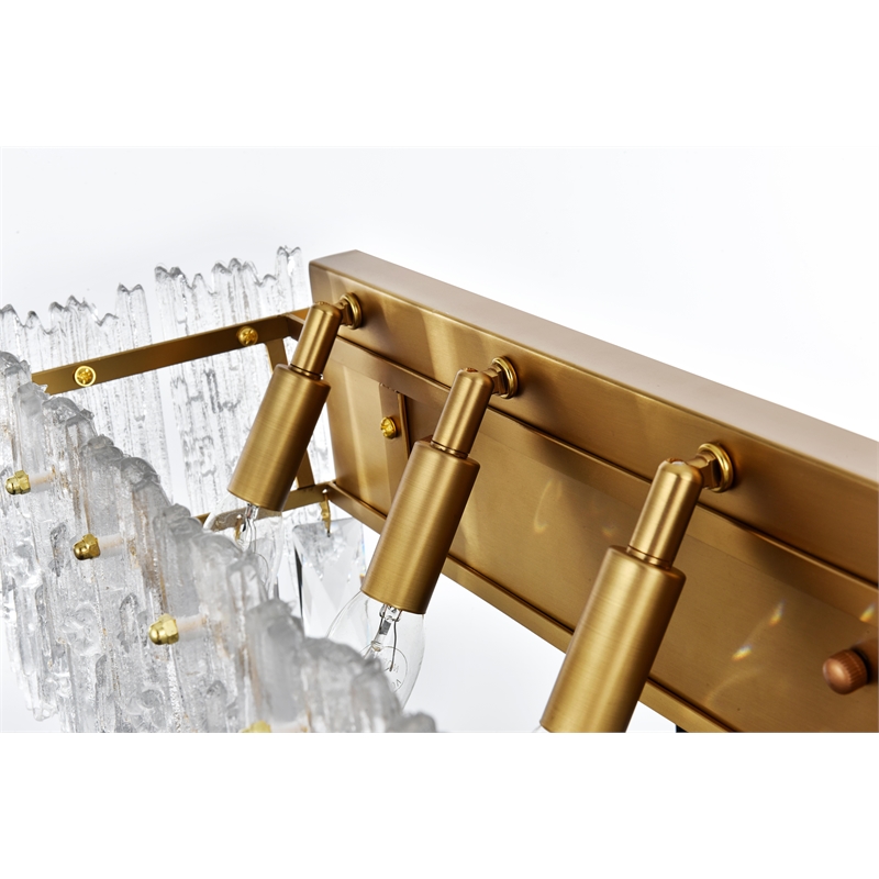 Elegant Lighting Emilia 19 Inch Wall Sconce In Satin Gold