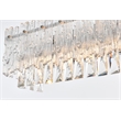 Elegant Lighting Emilia 27 Inch Wall Sconce In Chrome