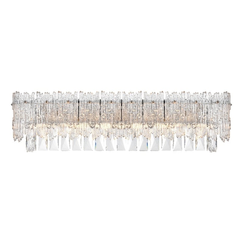 Elegant Lighting Emilia 27 Inch Wall Sconce In Chrome