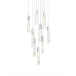 Elegant Lighting Aurora 20 Inch Pendant In Chrome