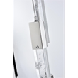 Elegant Lighting Aurora 20 Inch Pendant In Chrome