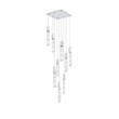 Elegant Lighting Aurora 20 Inch Pendant In Chrome