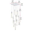 Elegant Lighting Aurora 20 Inch Pendant In Chrome