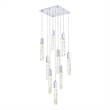 Elegant Lighting Aurora 20 Inch Pendant In Chrome