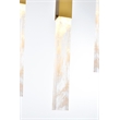 Elegant Lighting Aurora 20 Inch Pendant In Satin Gold