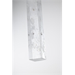 Elegant Lighting Aurora 32 Inch Pendant In Chrome