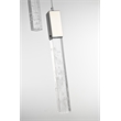 Elegant Lighting Aurora 32 Inch Pendant In Chrome