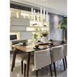 Elegant Lighting Aurora 32 Inch Pendant In Chrome