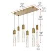 Elegant Lighting Aurora 32 Inch Pendant In Satin Gold