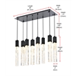 Elegant Lighting Aurora 36 Inch Pendant In Black