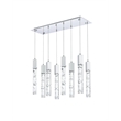 Elegant Lighting Aurora 36 Inch Pendant In Chrome