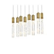 Elegant Lighting Aurora 36 Inch Pendant In Satin Gold