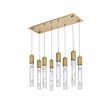 Elegant Lighting Aurora 36 Inch Pendant In Satin Gold