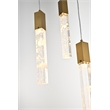 Elegant Lighting Aurora 36 Inch Pendant In Satin Gold