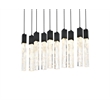Elegant Lighting Aurora 42 Inch Pendant In Black