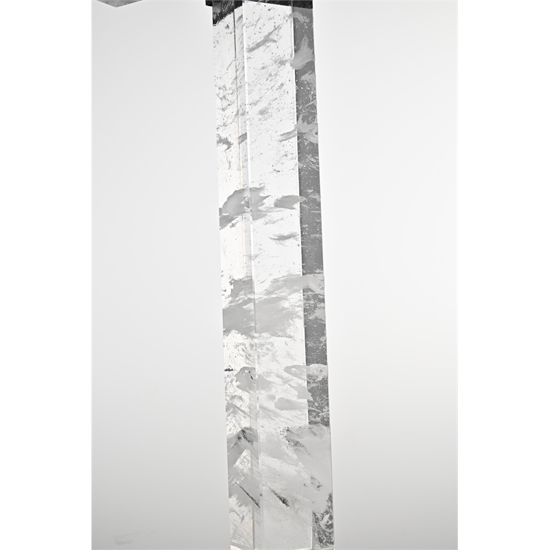 Elegant Lighting Aurora 42 Inch Pendant In Black