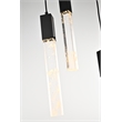 Elegant Lighting Aurora 42 Inch Pendant In Black