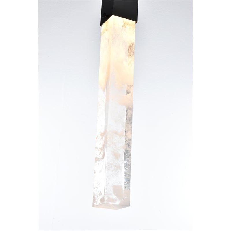Elegant Lighting Aurora 5 Inch Pendant In Black