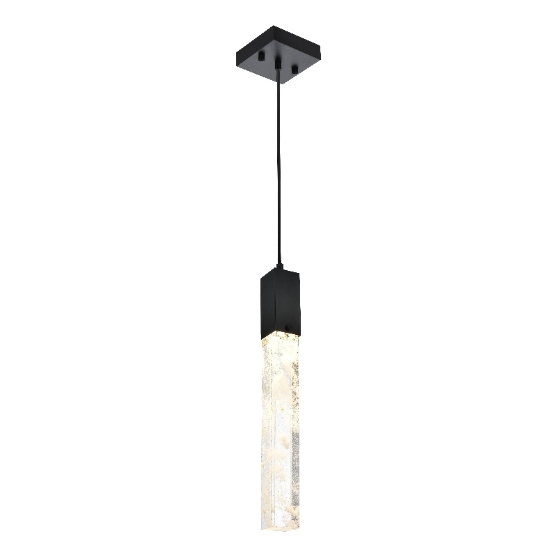 Elegant Lighting Aurora 5 Inch Pendant In Black