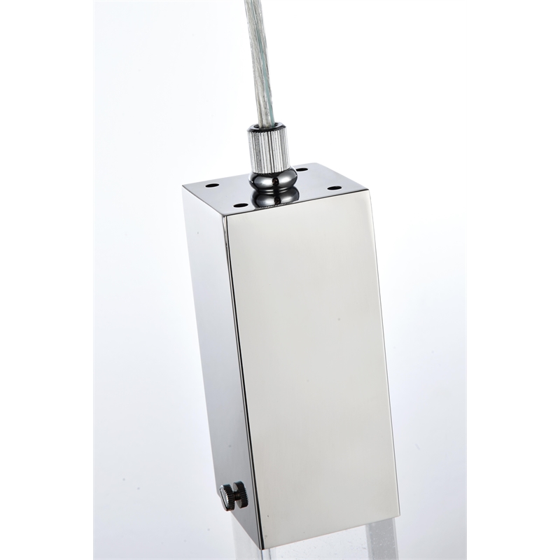 Elegant Lighting Aurora 5 Inch Pendant In Chrome