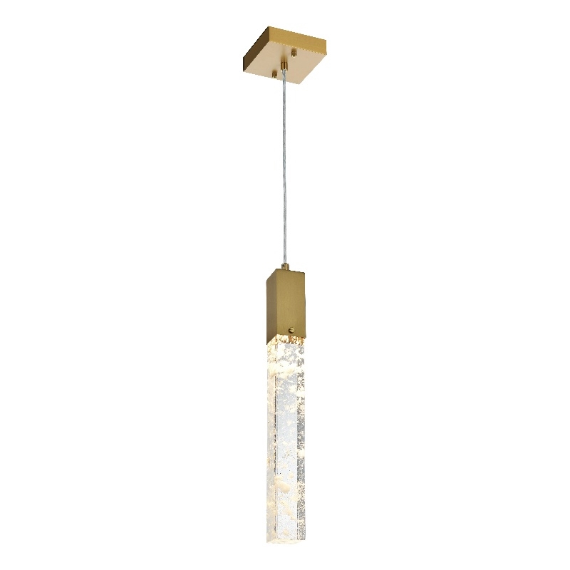 Elegant Lighting Aurora 5 Inch Pendant In Satin Gold